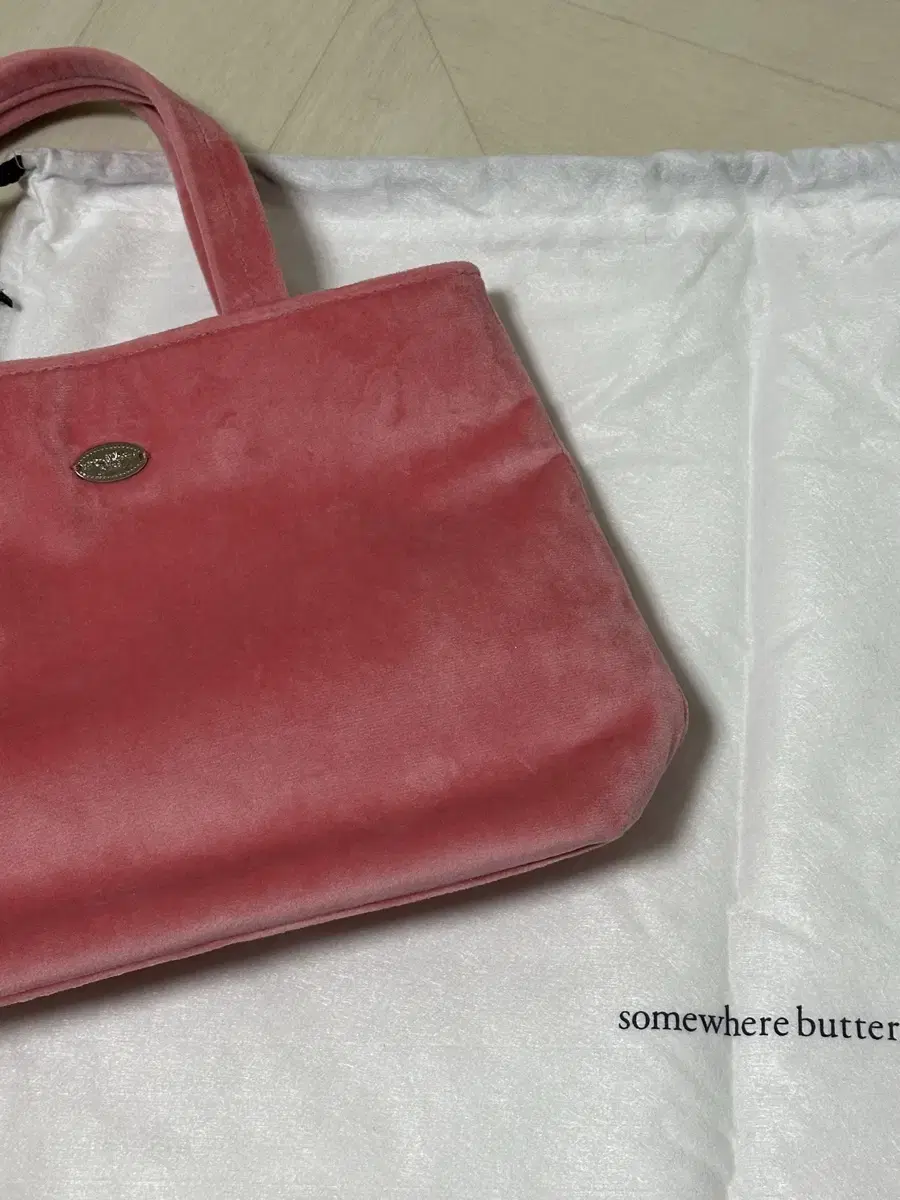 Somewear Butter Toast Bag Velvet Pink