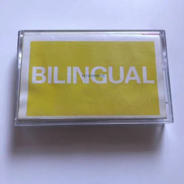 펫샵보이즈 Bilingual 카세트 테이프