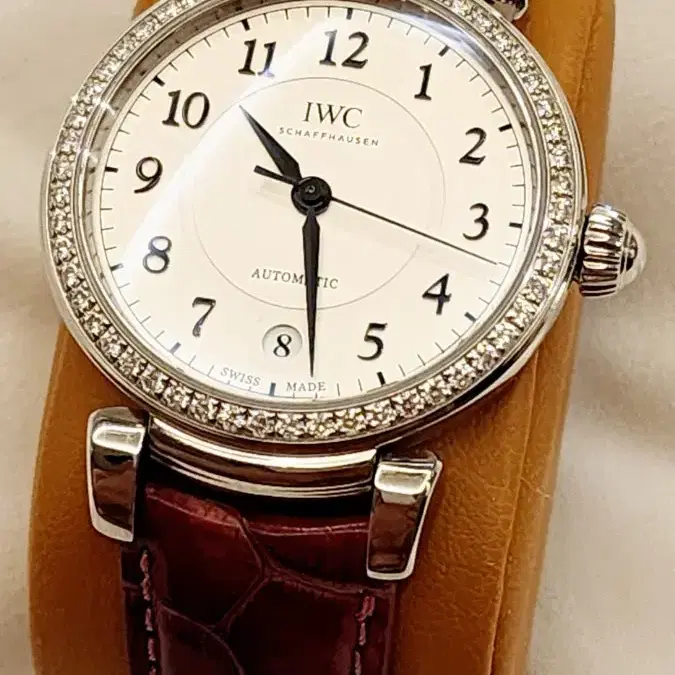 iwc 다빈치 36  베젤다이아 여성용 팝니다 iw458308