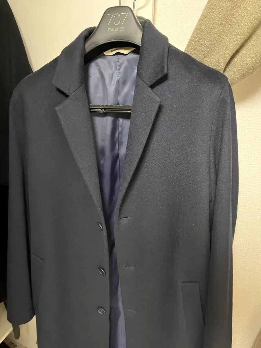 Tied202 707 MTRCash 100 Navy Single Coat 46