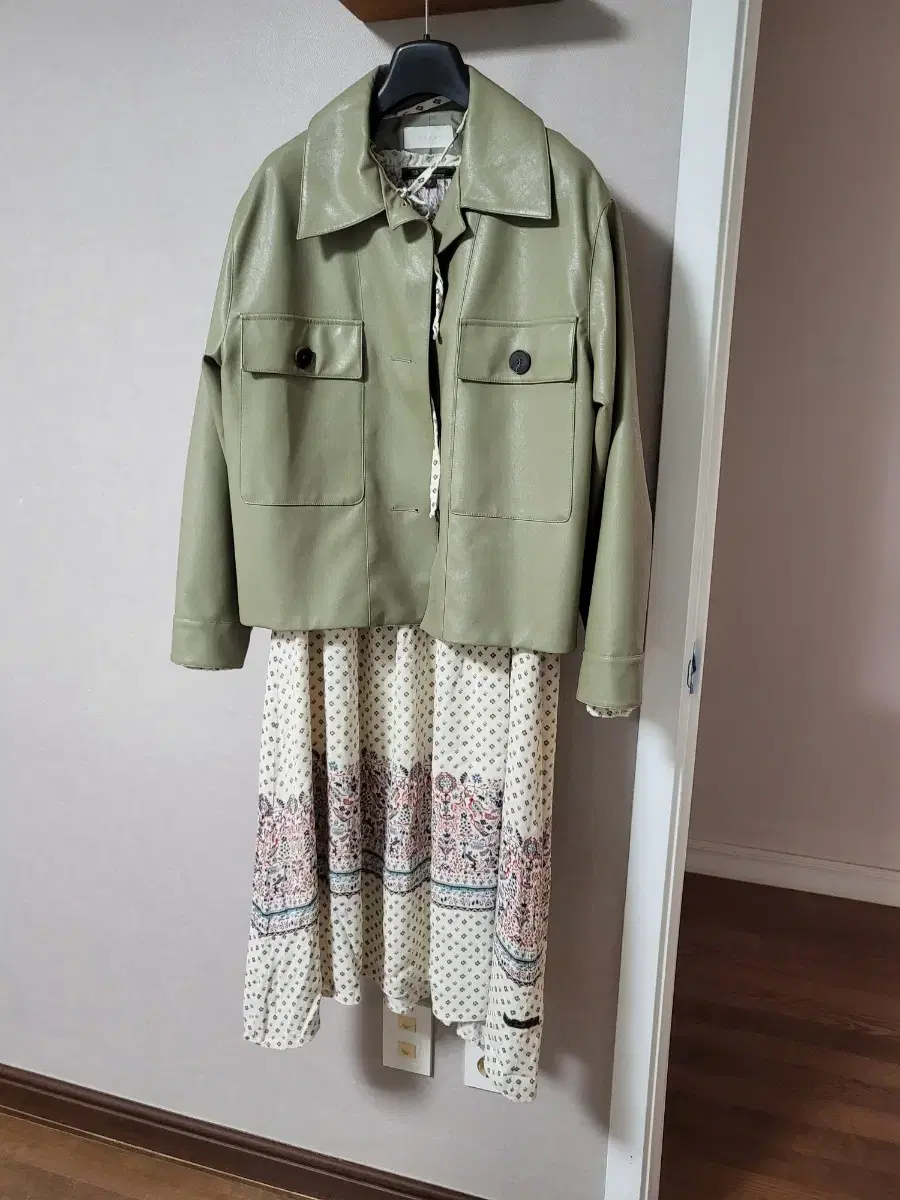 Olive Leather Jacket