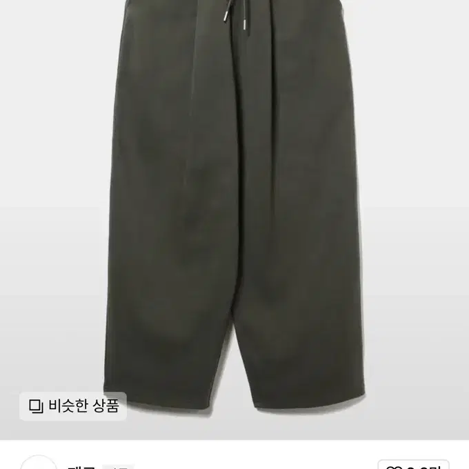 제로 Deep One Tuck Sweat Pants [Khaki]