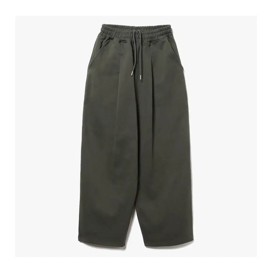 제로 Deep One Tuck Sweat Pants [Khaki]