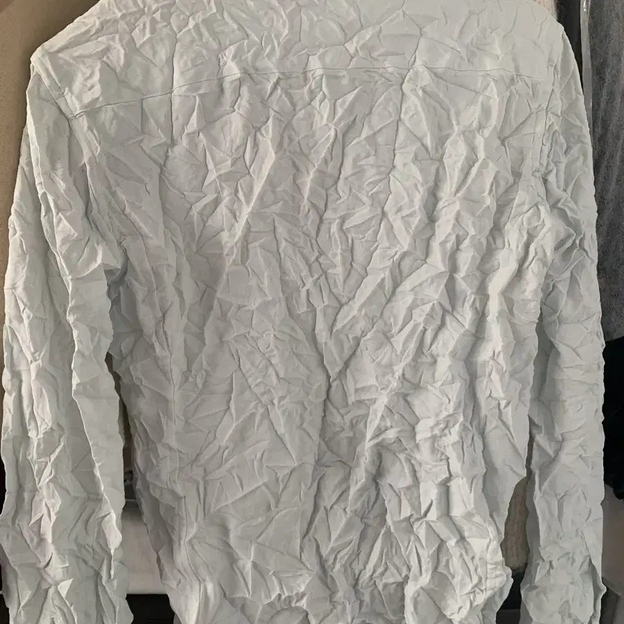 Dion Lee crinkle shirt (sky blue)