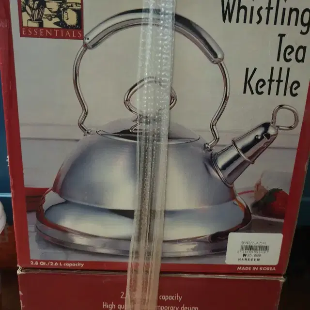 whistling tea kettle 휘파람 주전자 미개봉 새상품