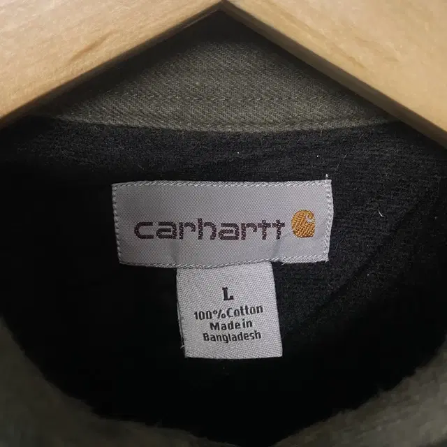 칼하트 Carhartt 워크웨어 헤비웨이트 페디드 셔츠 자켓 카키