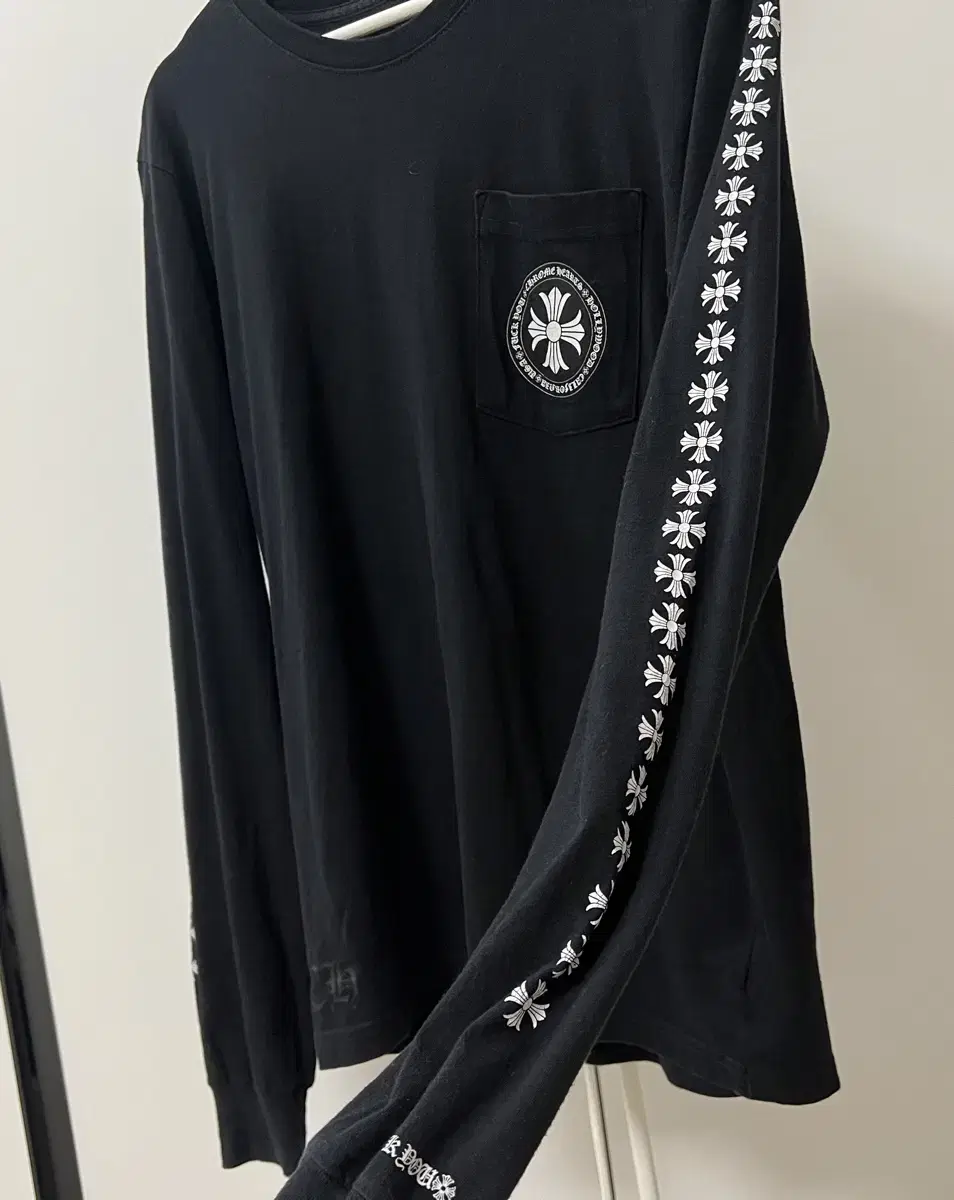 Chrome Hearts 크롬하츠 플로랄로고 긴팔티셔츠 m