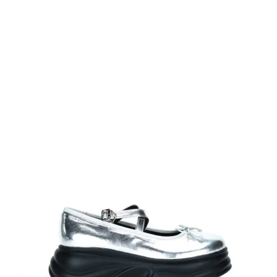 쓰리투에이티 strap mary jane platform silver