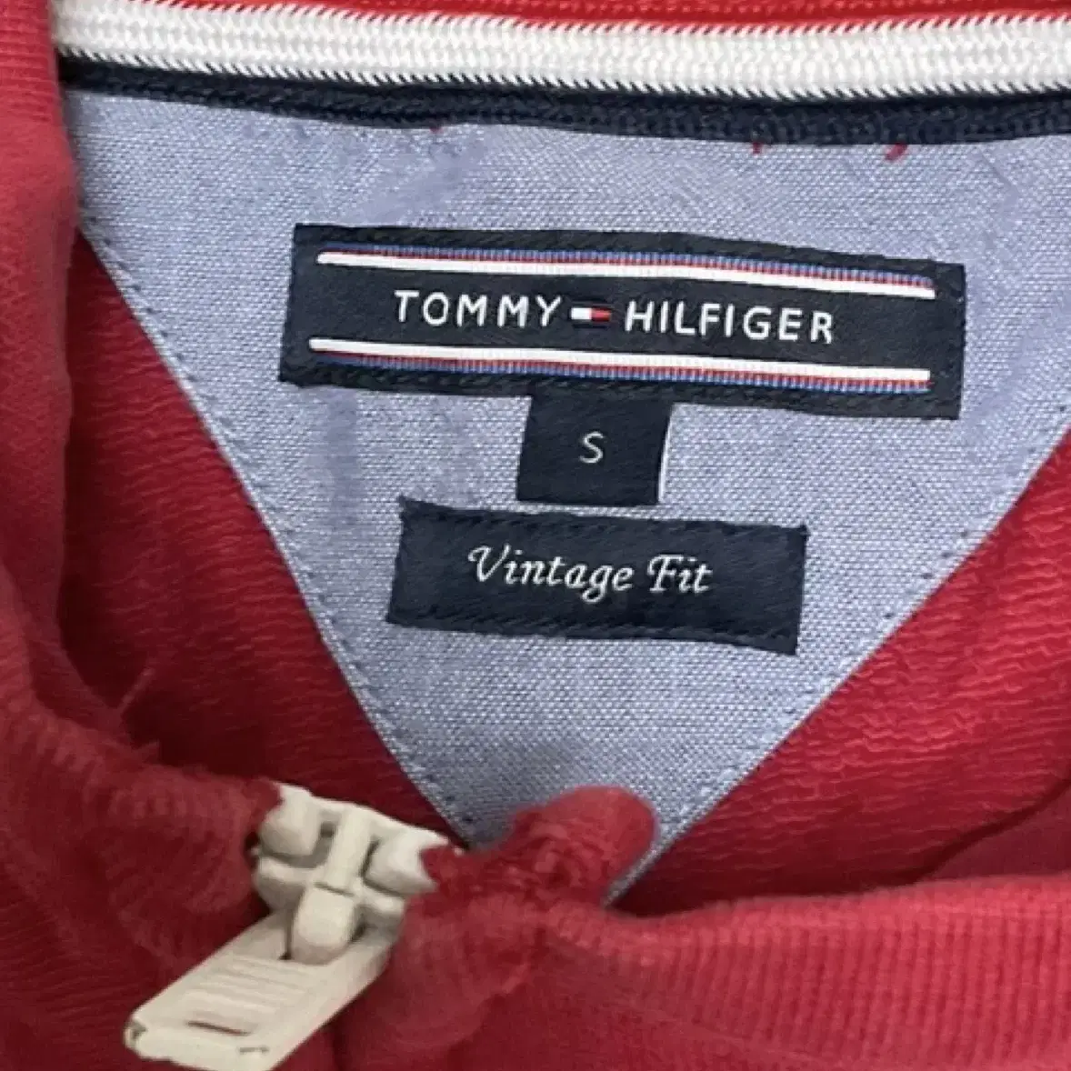 TOMMY HILFIGER 타미힐피거 걸스핏 버건디 집업 s