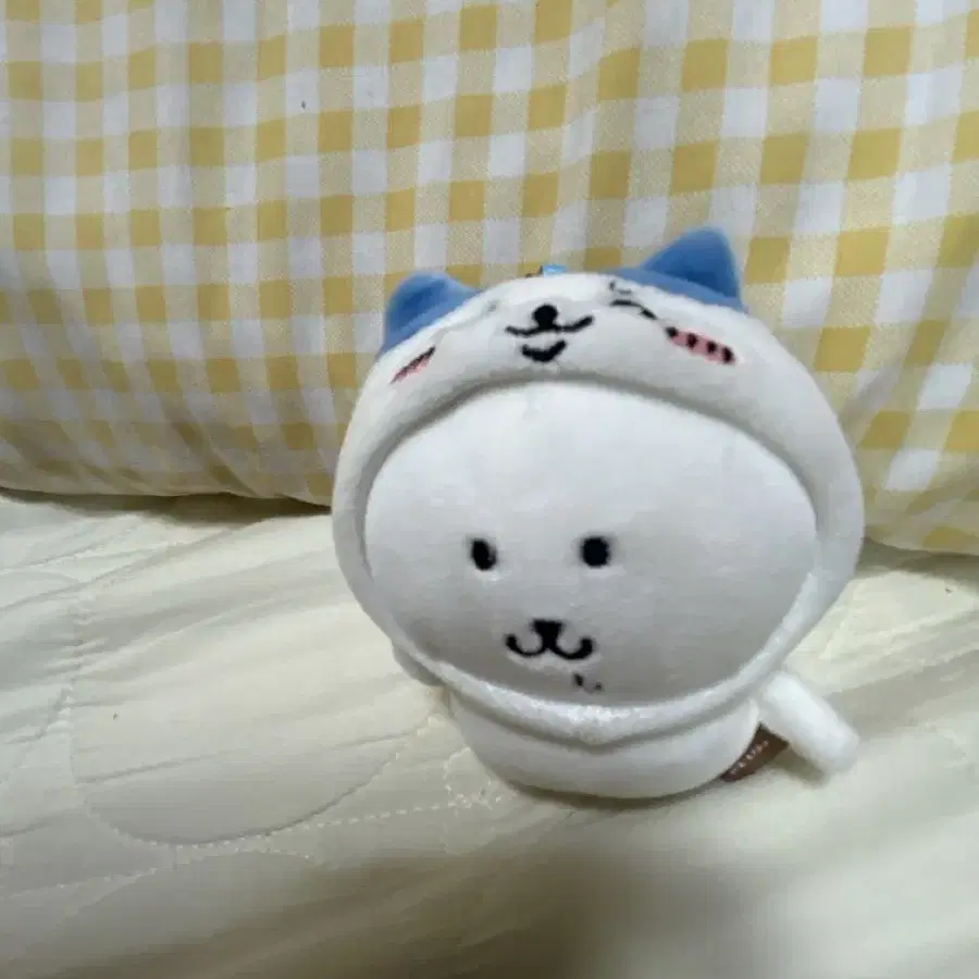 하치와레 탈을 쓴 침 농담곰 모몽가 치이카와 농담곰 하치와레 10cm