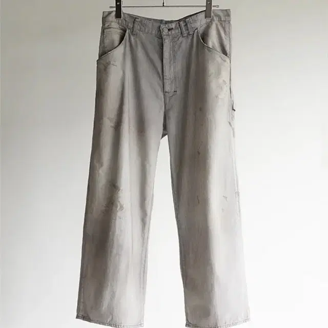 [1]안셀름_ AGING PAINTER PANTS [GRAY]