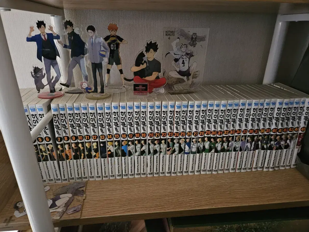 All Haikyuu Manga Books,2 Guidebooks,Message Card Book,Acrylic