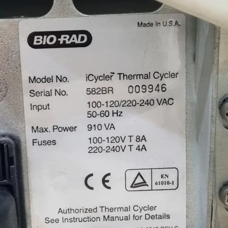 BIO-RAD ICycler Thermal Cycler