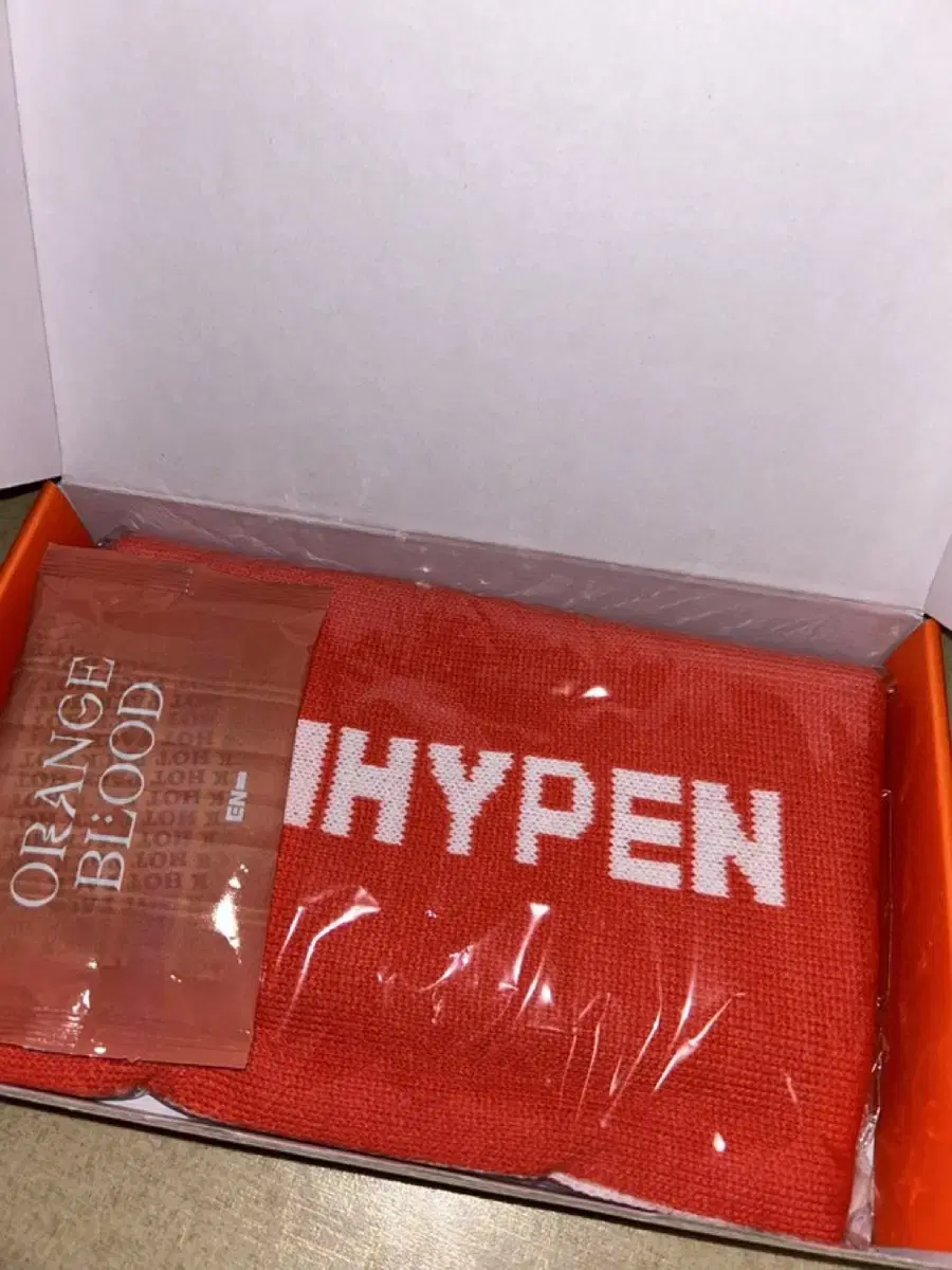 Enhypen Orangeblood Sweet Venom Reverse Tactile Blanket Wts.