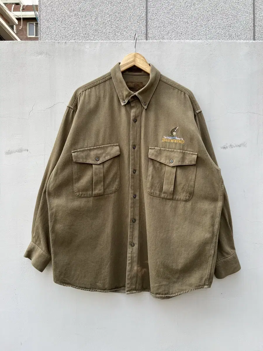 VINTAGE BROWNING HUNTING SHIRT 빈티지워크셔츠