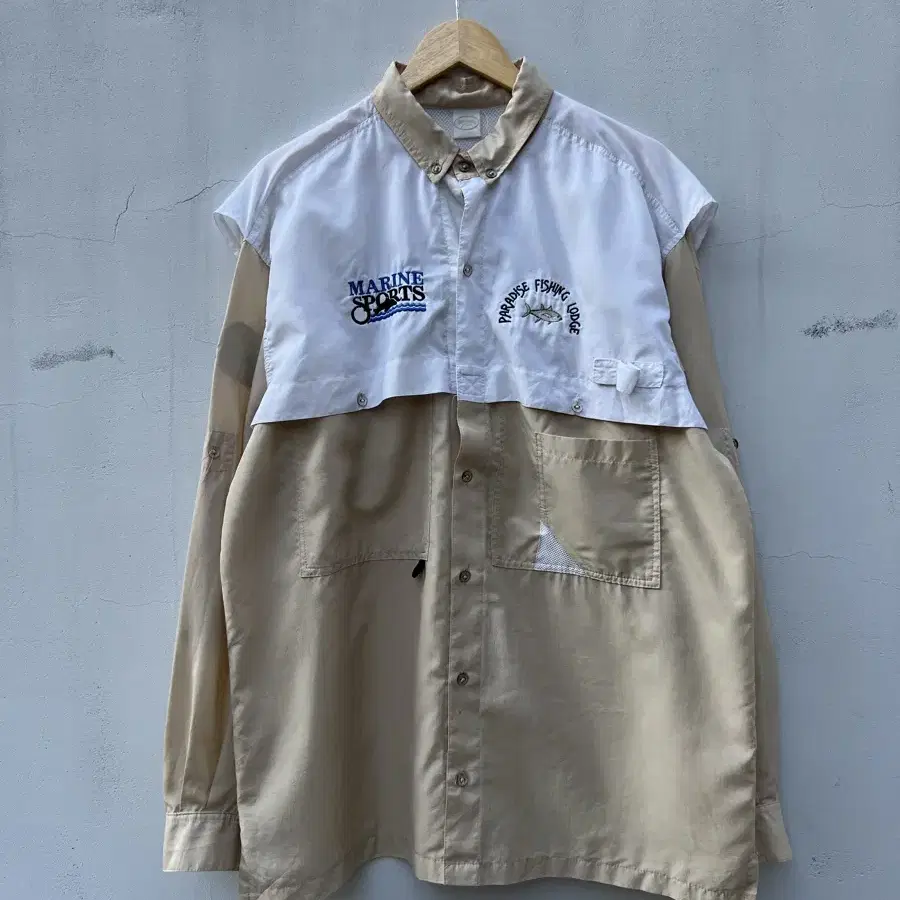 VINTAGE FISHING EMBROIDERY SHIRT 피싱셔츠