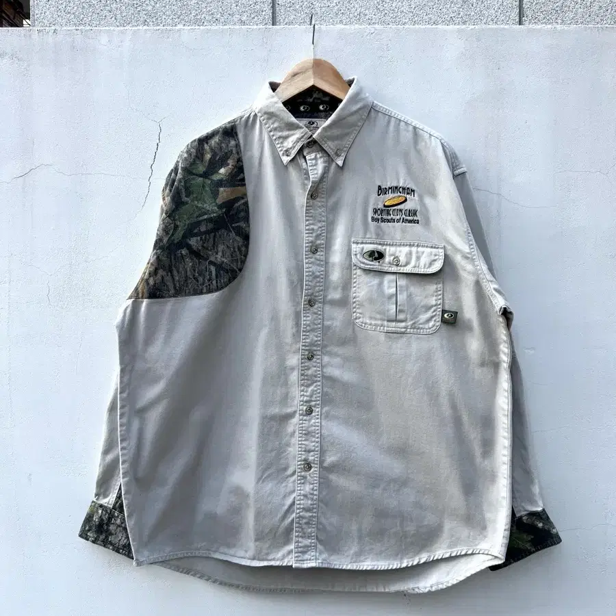 VINTAGE MOSSY OAK HUNTING SHIRT 워크셔츠