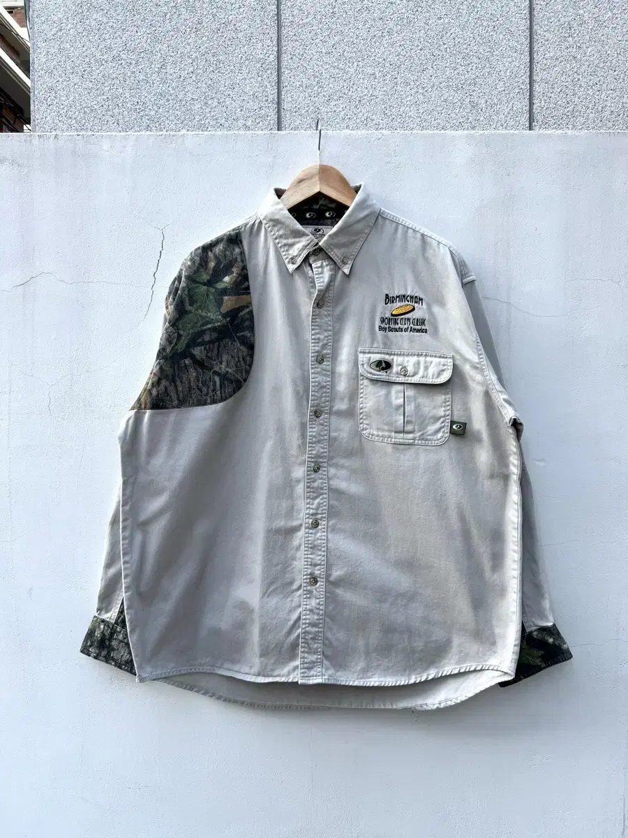 VINTAGE MOSSY OAK HUNTING SHIRT 워크셔츠