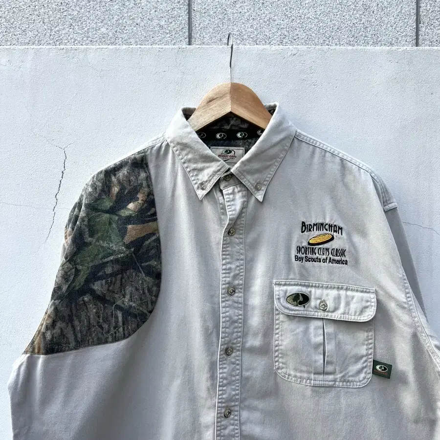 VINTAGE MOSSY OAK HUNTING SHIRT 워크셔츠