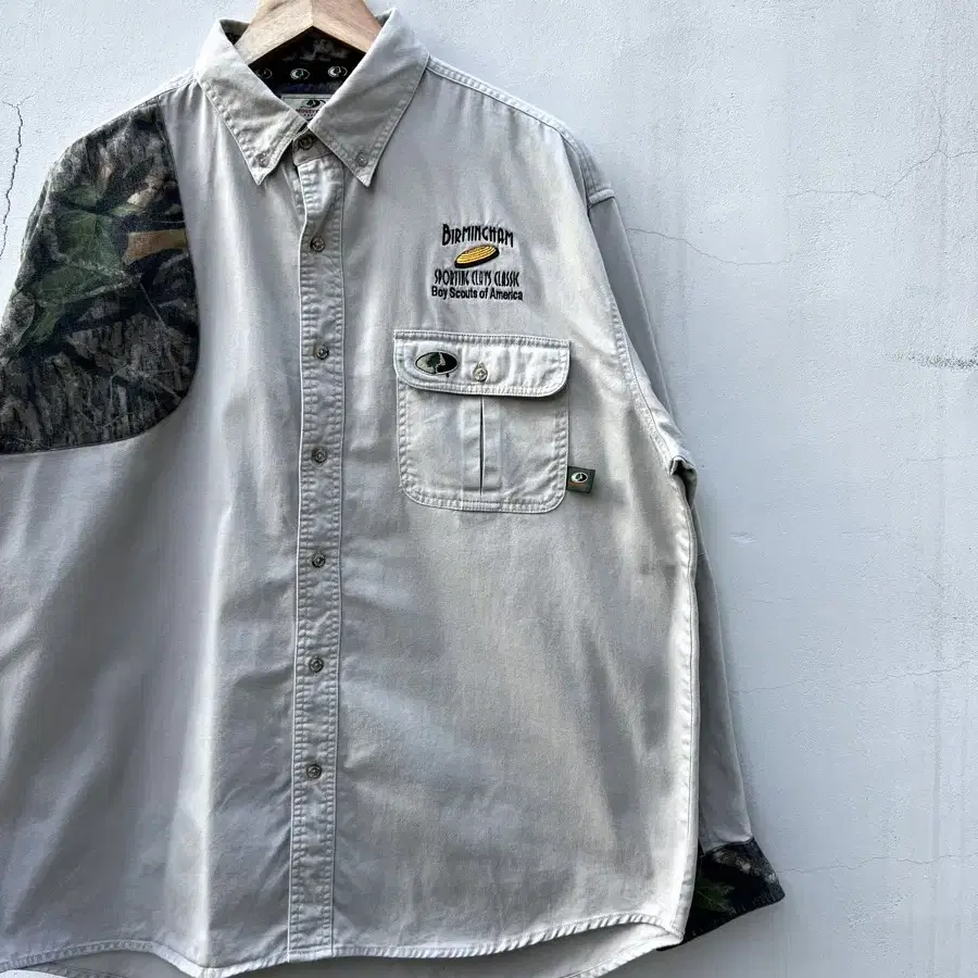 VINTAGE MOSSY OAK HUNTING SHIRT 워크셔츠