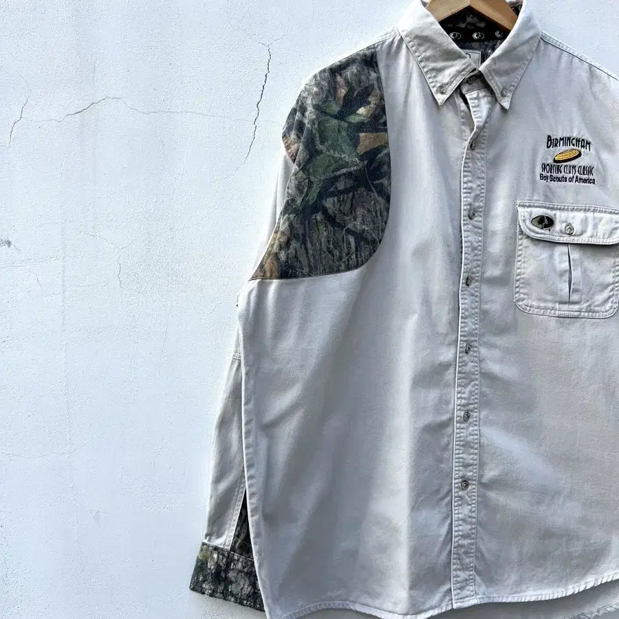 VINTAGE MOSSY OAK HUNTING SHIRT 워크셔츠