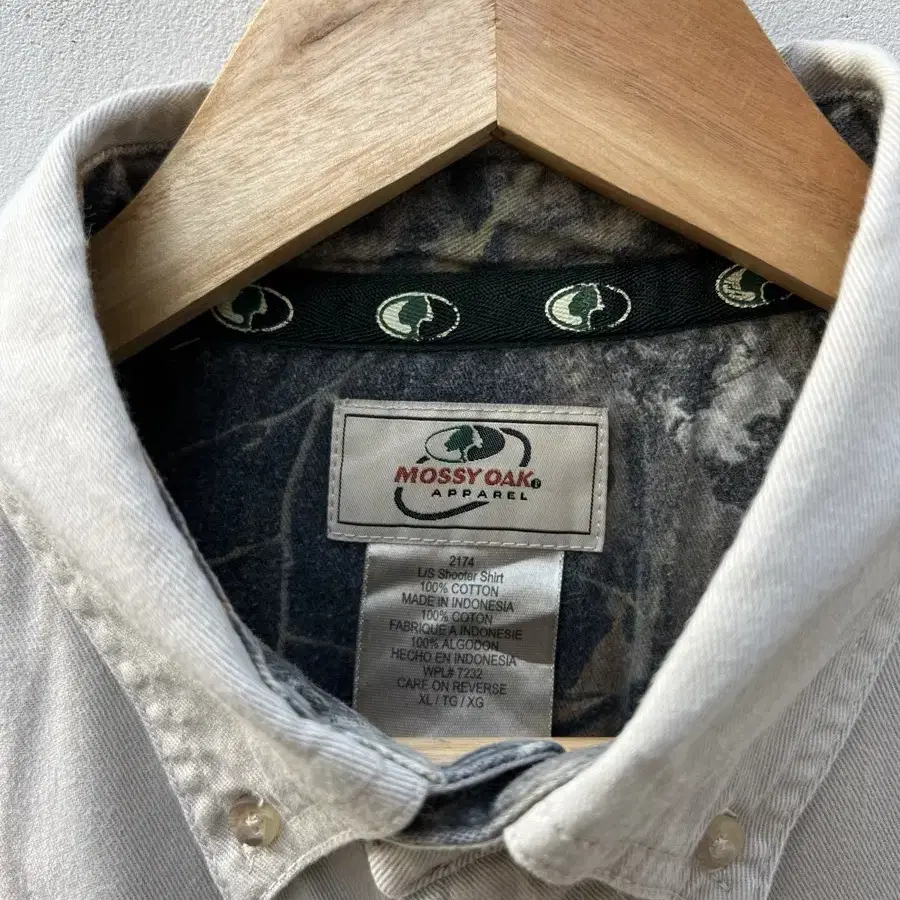 VINTAGE MOSSY OAK HUNTING SHIRT 워크셔츠