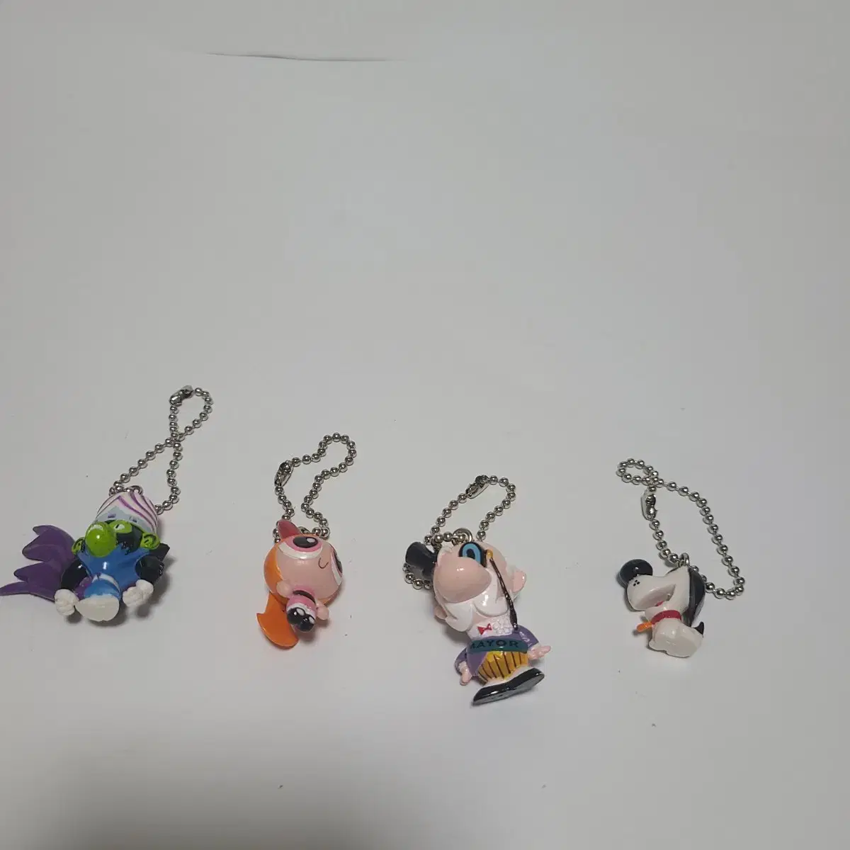 Powerpuff Girls Figures doll keyring keyring Straps Vintage Classic Cartoon Merchandise Toys