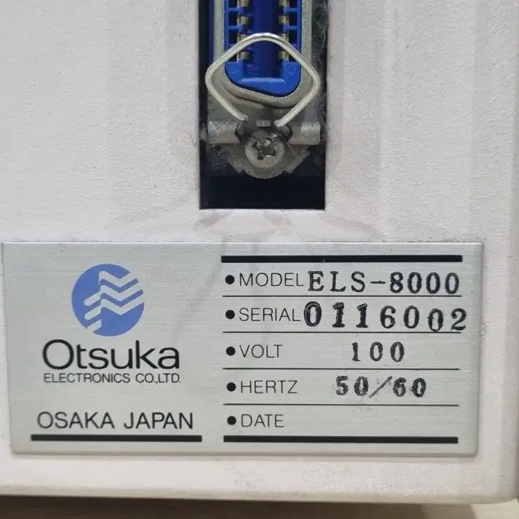 Otsuka Electronics ELS-8000 ELS 컨트롤러