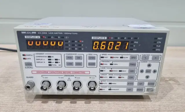 KDK KC-555 LCR Meter 120Hz/1kHz