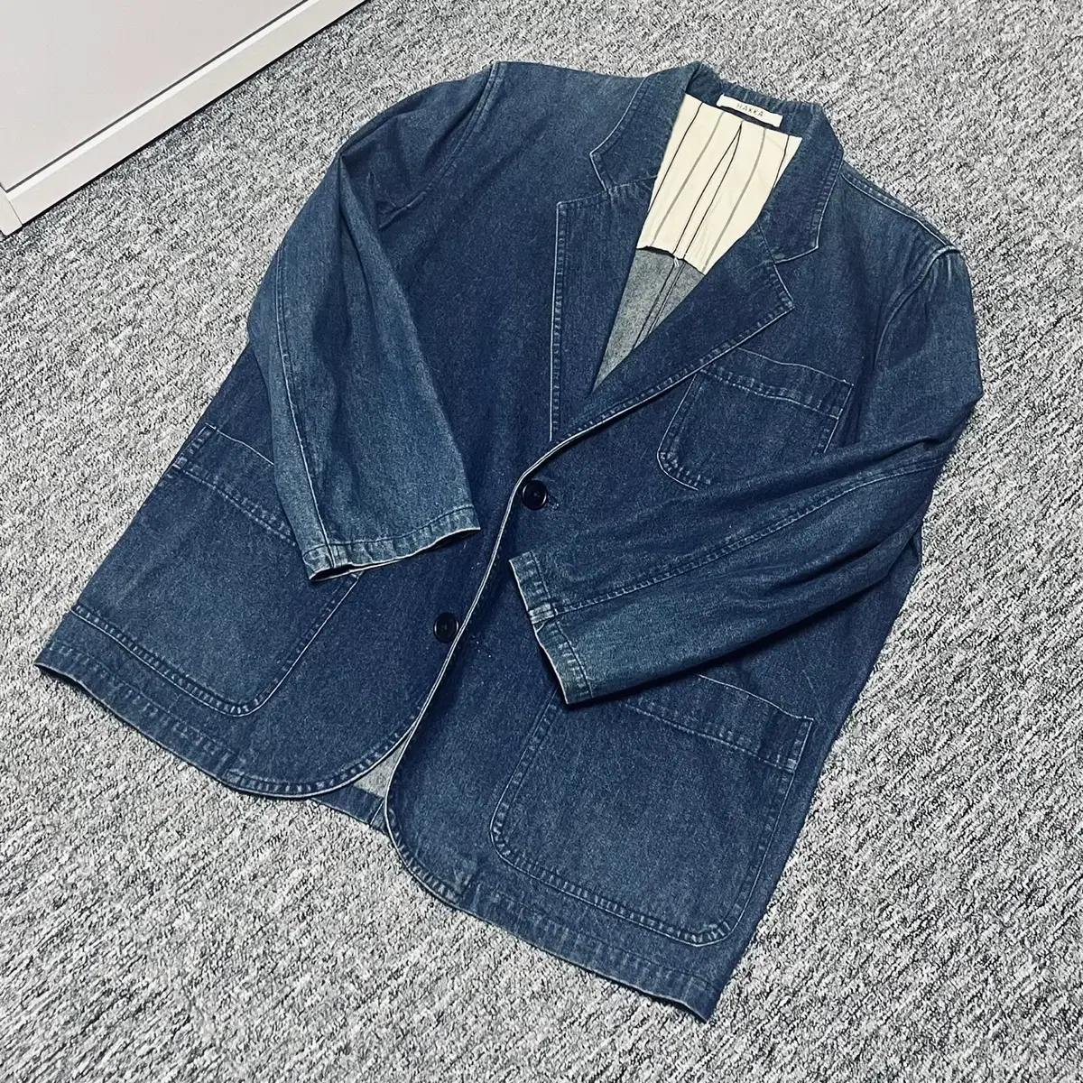 Quick sale! HAKKA Second Hands Denim Blazer