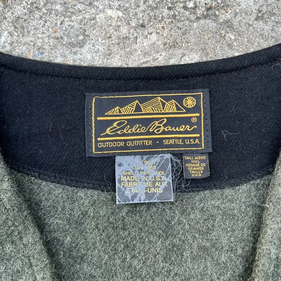 1990s EDDIE BAUER USA MADE 울베스트 빈티지조끼