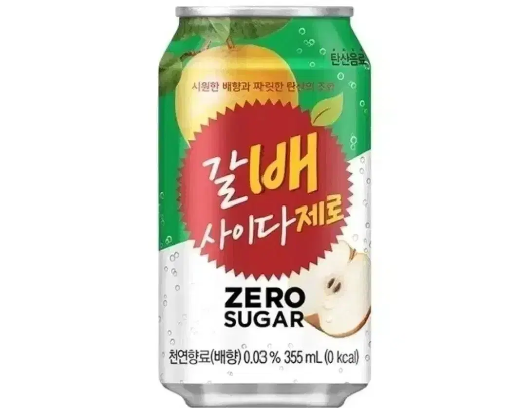 갈배사이다 제로 355ml 24개 갈아만든배