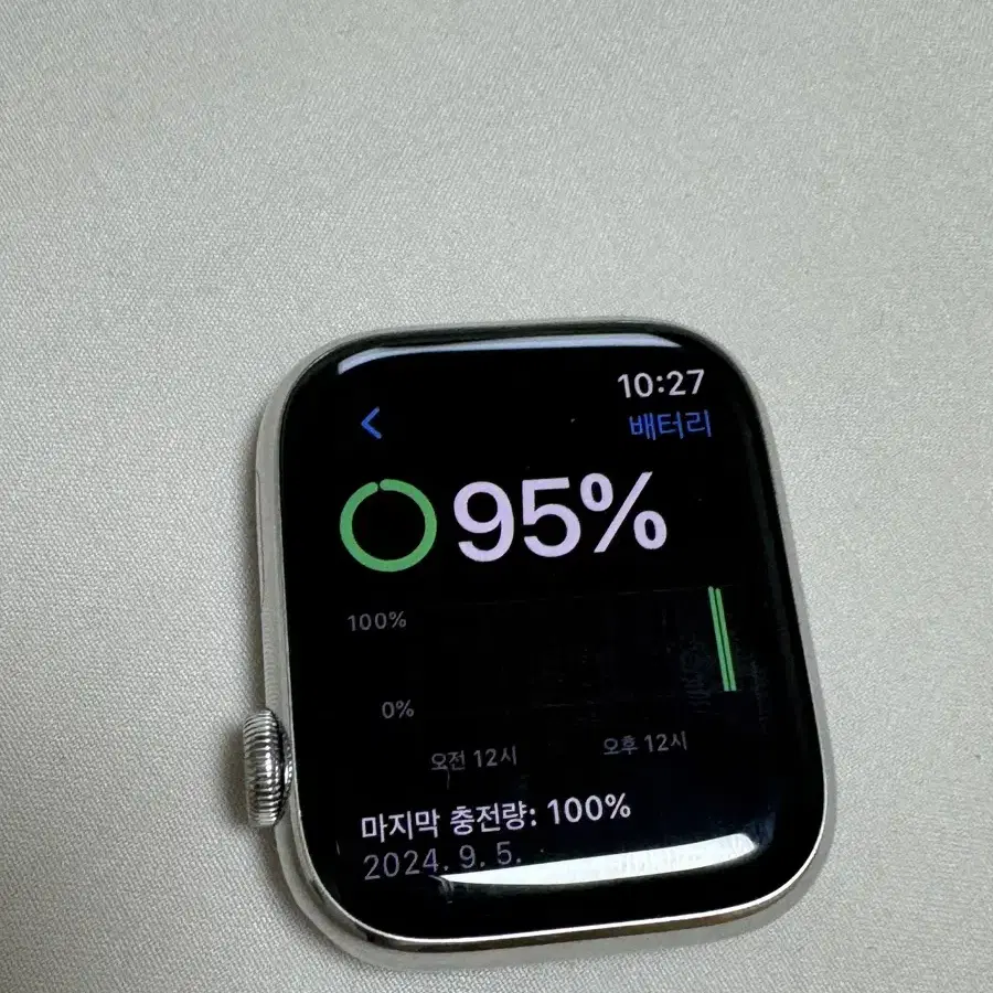 Apple 애플워치 8 GPS+Cellular 45mm 스테인리스 실버