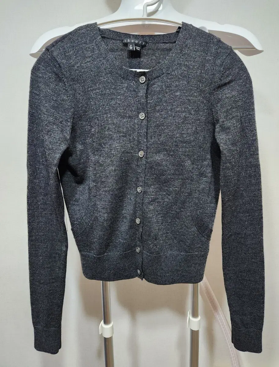 Terry Theory Wool Cardigan Charcoal P (44-55)