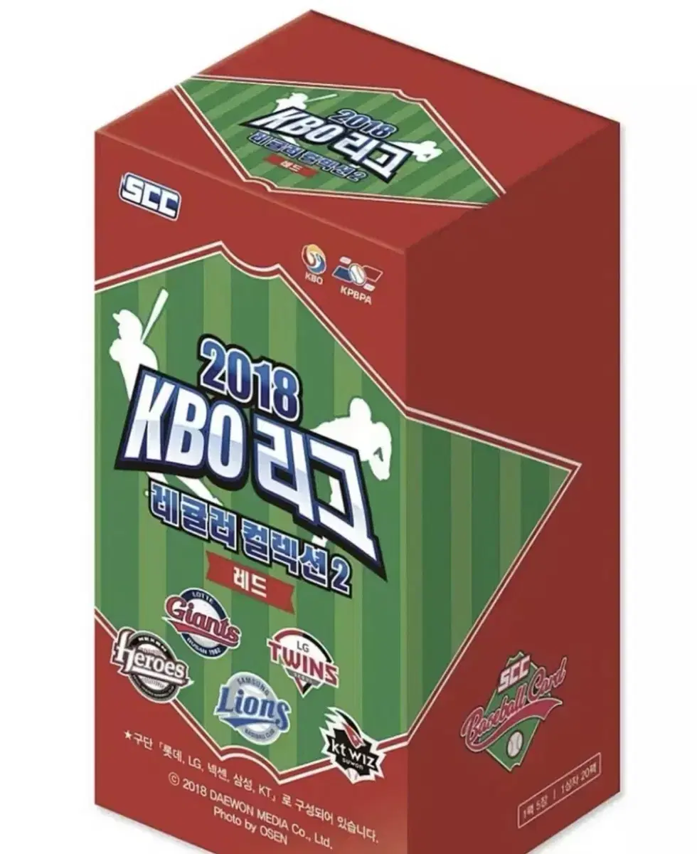 2018 SCC KBO Baseball Regular sealed 1 Night