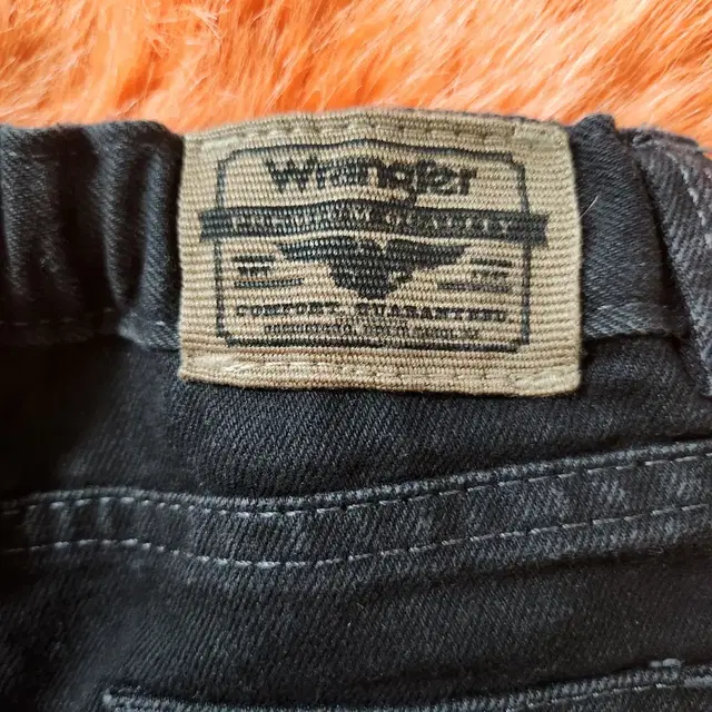 Wrangler 랭글러 블랙 데님 키즈 2T