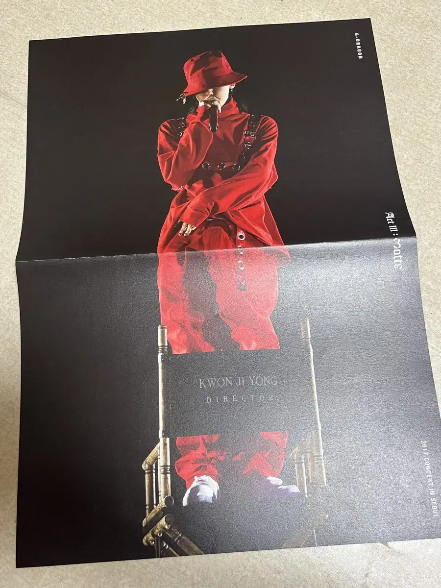 Giddy G-Dragon Kwon Ji-Yong Moticon Mini Poster