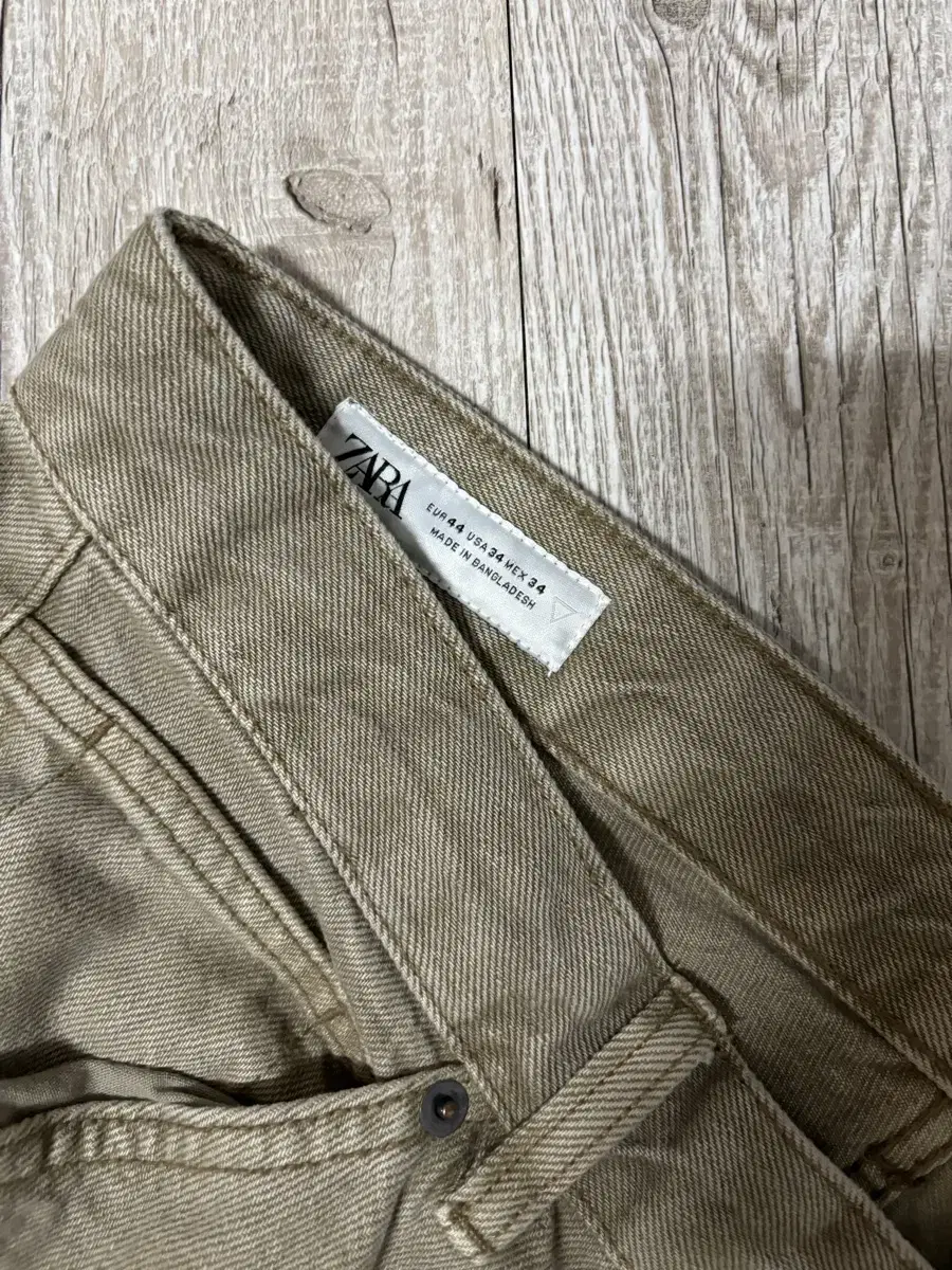 ZARA Utility Cargo Pants Beige [44]