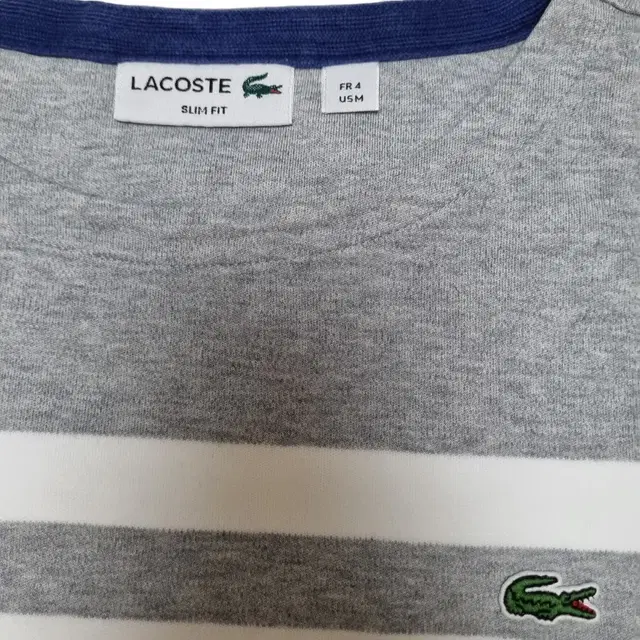 LACOSTE 라코스테 단가라 긴팔티 티셔츠 맨투맨