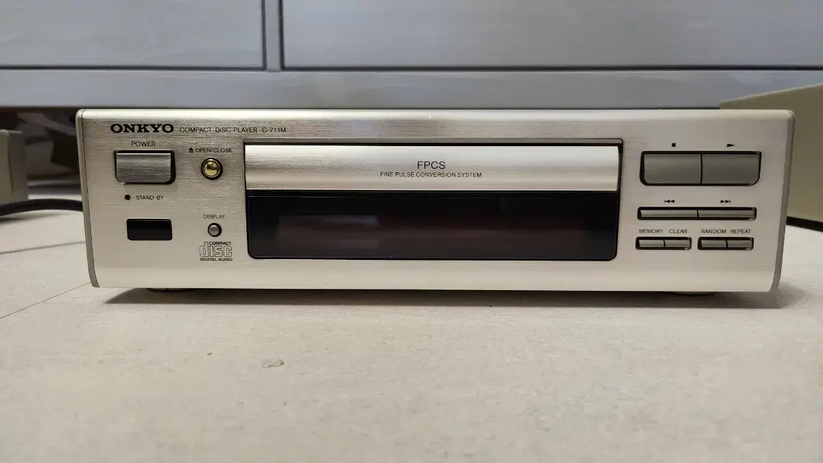 (고장품) 온쿄 CDP (COMPAC DISC PLAYER) C-711M