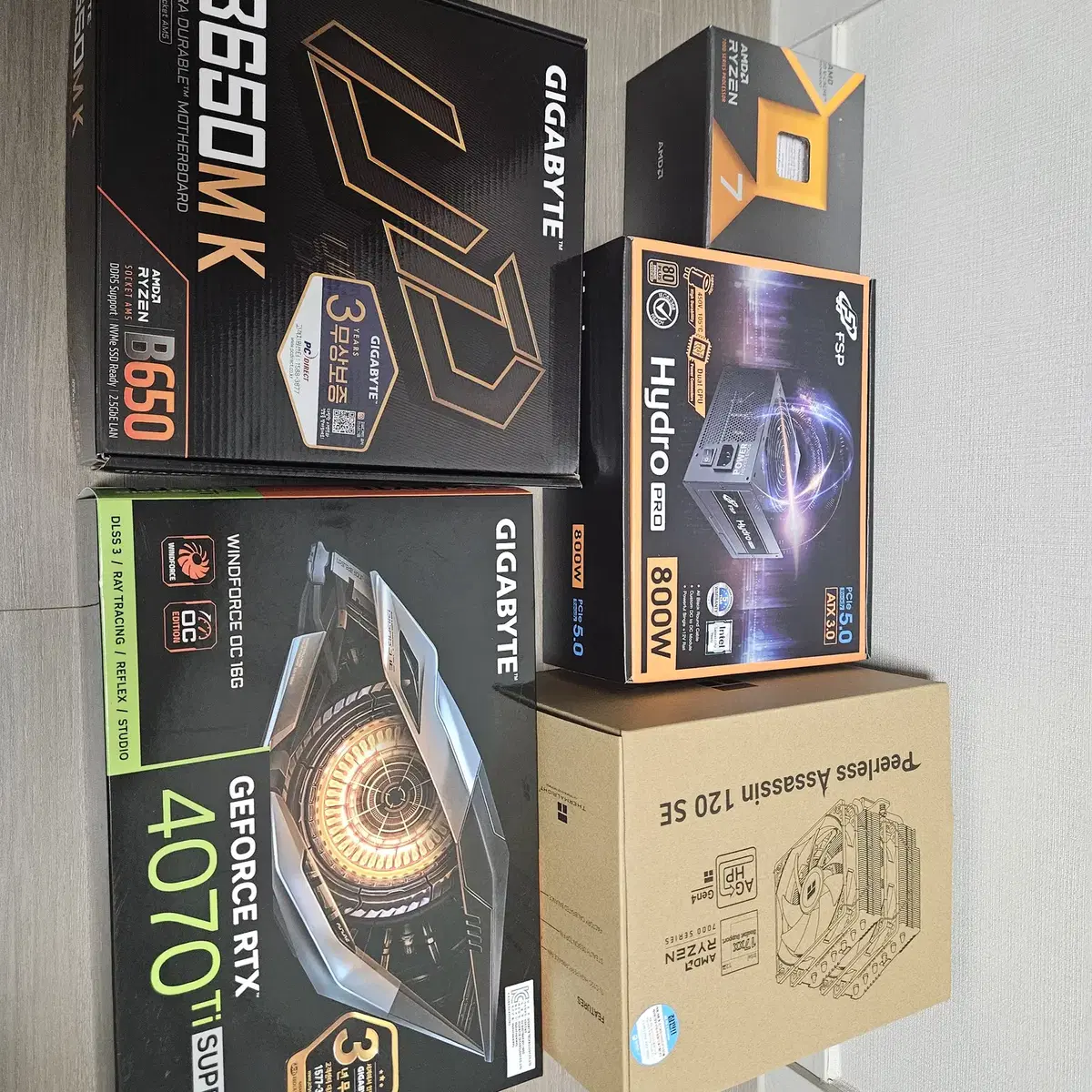 7800x3d, 64gb, rtx4070ti super 완본체