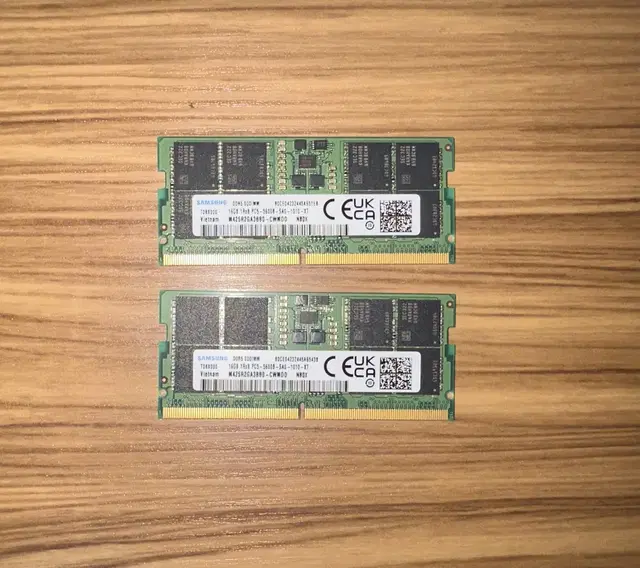 삼성 DDR5 16GB 램 x 2 (32GB) 일괄 판매