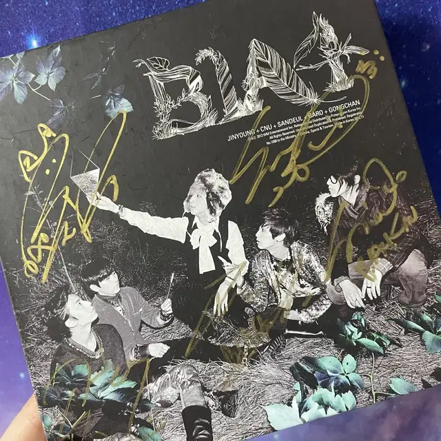 B1A4 3집 걸어본다 친필사인 CD