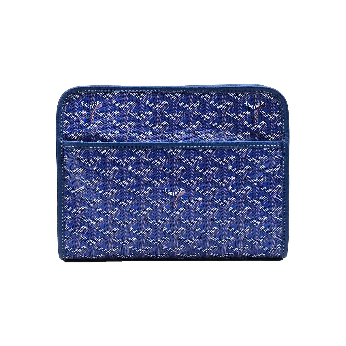 Goyard bloo Goyardine Jubanes MM pow clutch