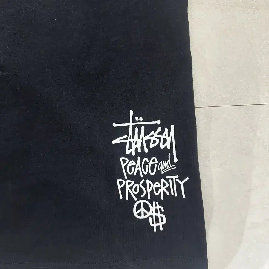 스투시 피스 티셔츠 Stussy Peace and Prosperity T