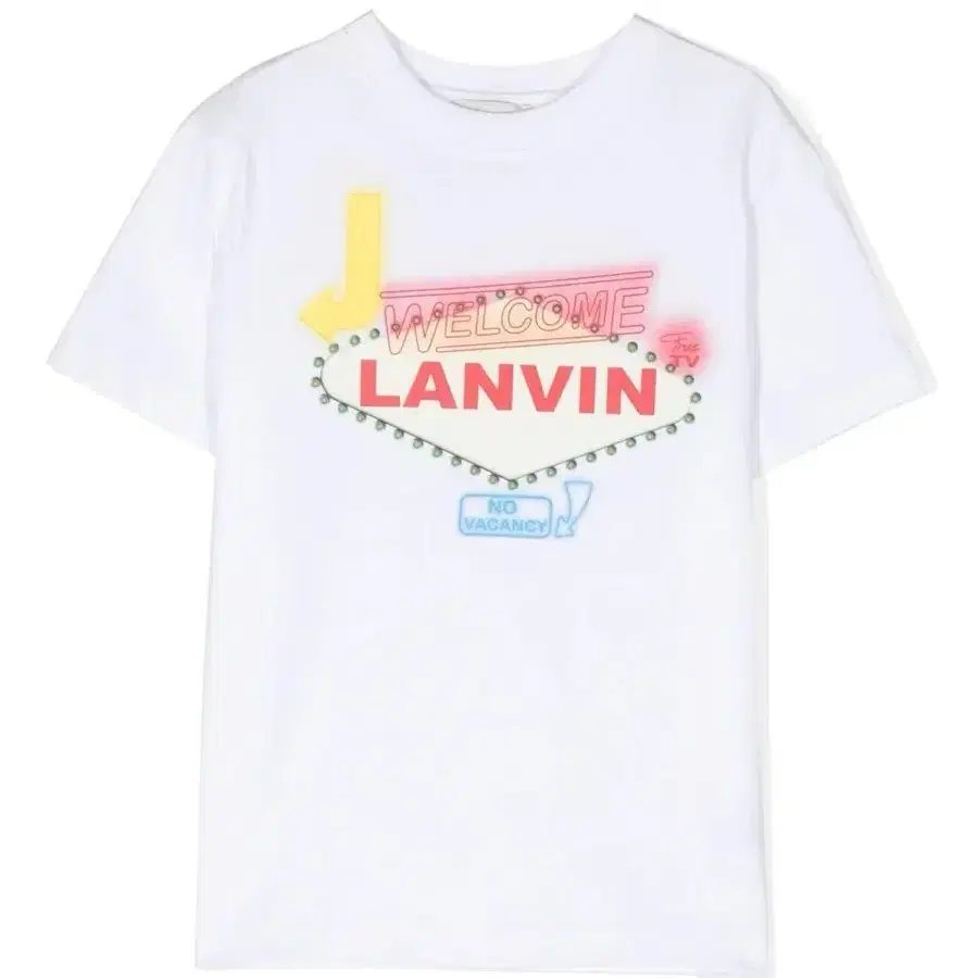 랑방 티셔츠 LANVIN T-SHIRT WHITE