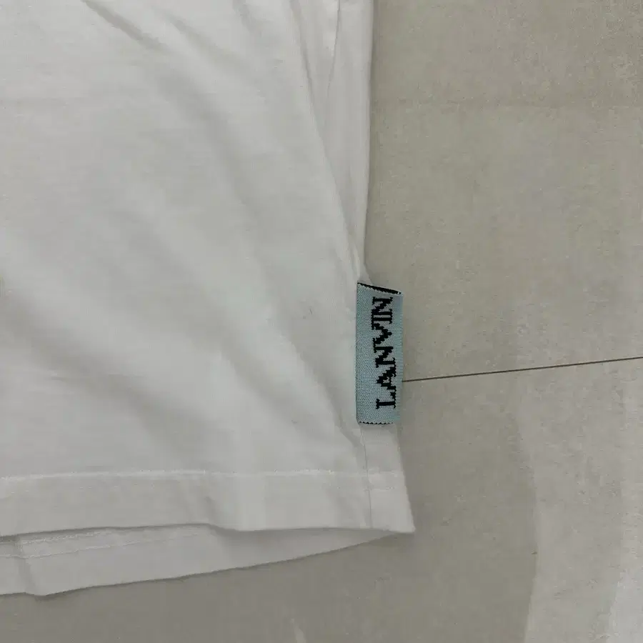 랑방 티셔츠 LANVIN T-SHIRT WHITE