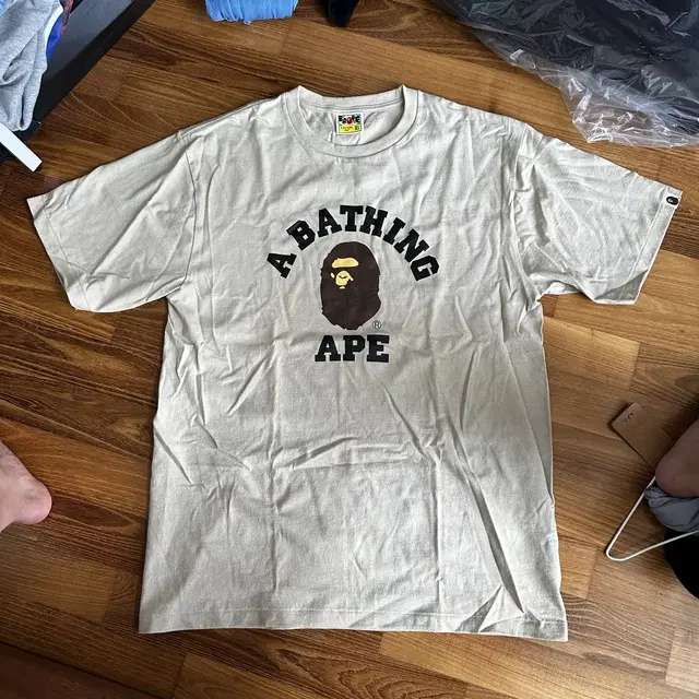 [XL] 베이프 college 반팔 상태 좋음 bape