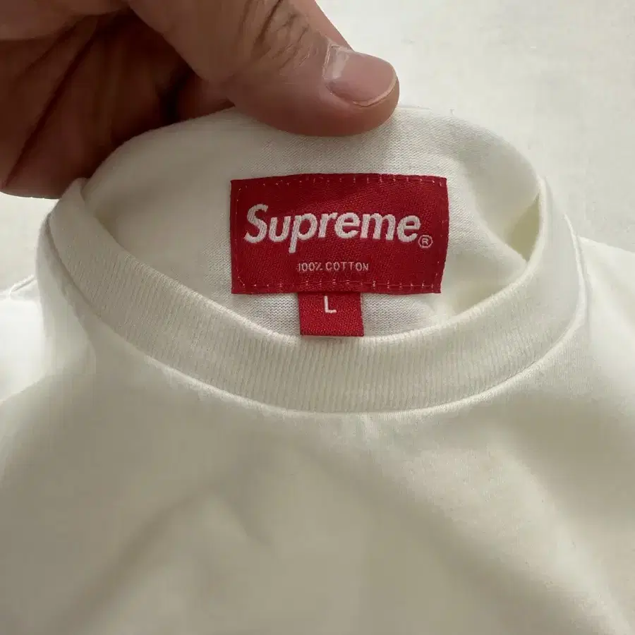 슈프림 티셔츠 Supreme Signature Label 21SS