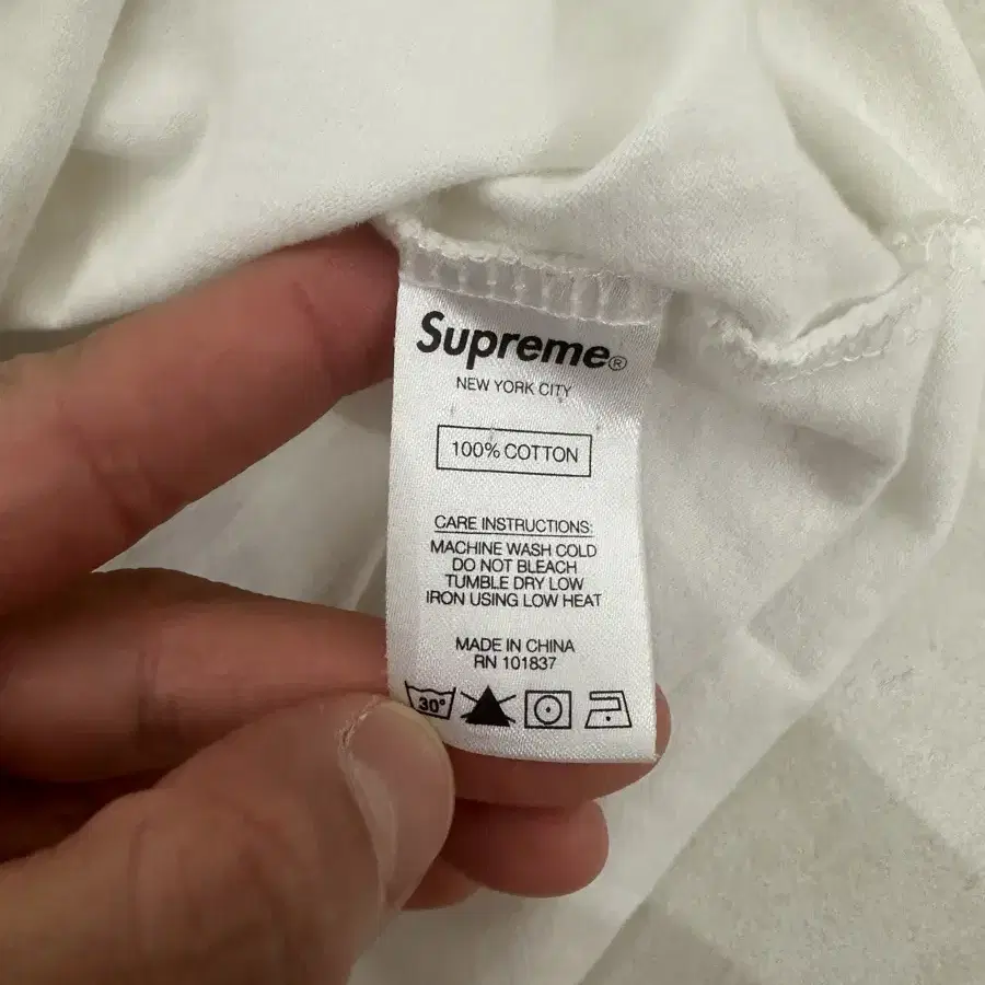 슈프림 티셔츠 Supreme Signature Label 21SS